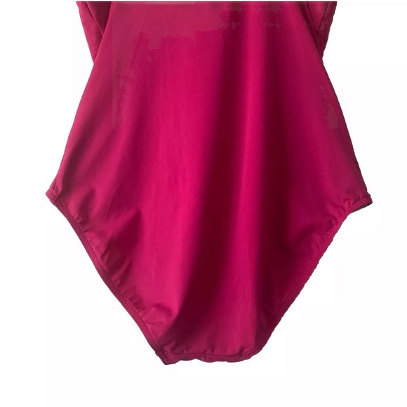Calvin Klein One-Piece Swimsuit Women Size 8 Pink Beach Vacation Summer - Picture 7 of 11